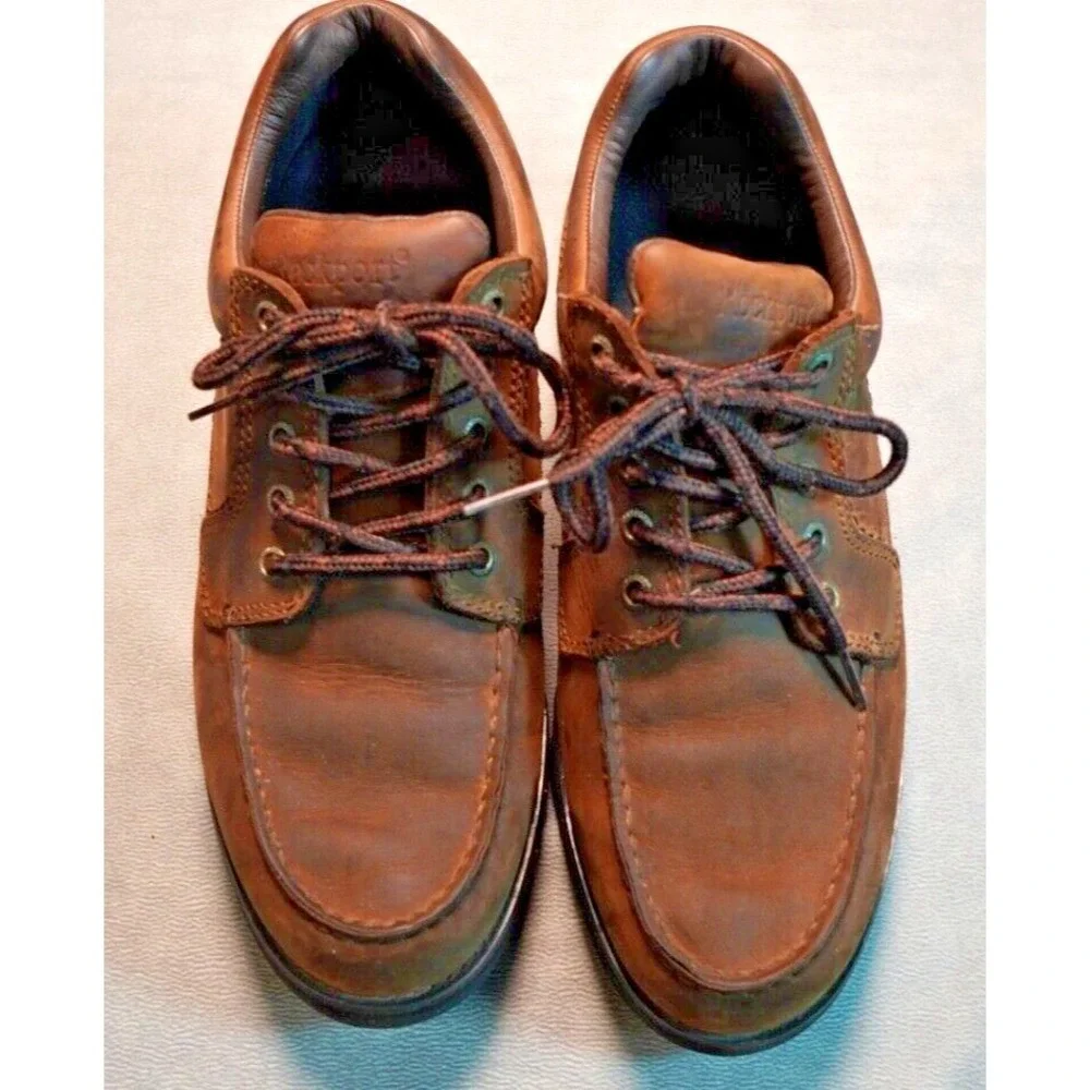 Men's Rockport Hydro-Shield Waterproof  11.5 M‎ M3397 Suede Brown Leather Shoe